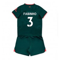 Liverpool Fabinho #3 Fotballklær Tredjedraktsett Barn 2022-23 Kortermet (+ korte bukser)
